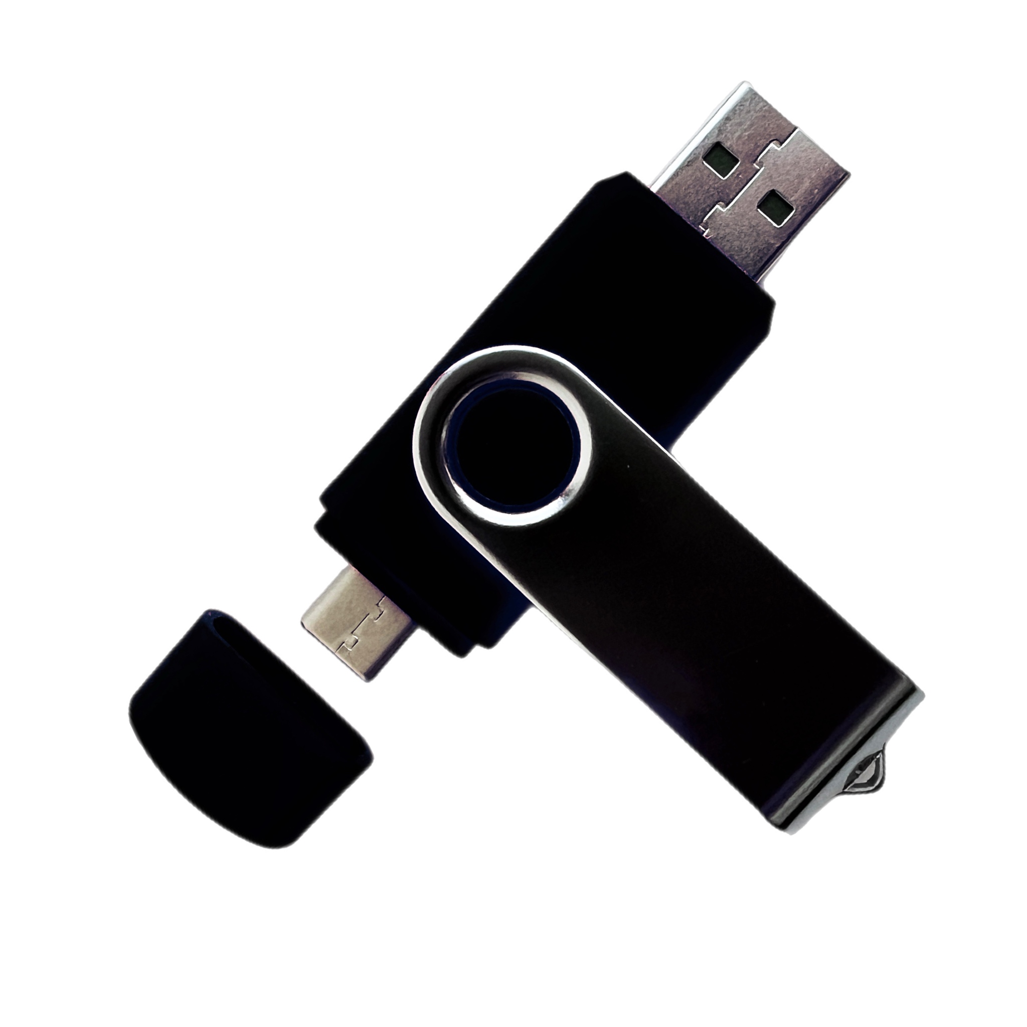 USB-флешка модель 104 OTG Type-C (3.0), объем памяти 32 GB, цвет черный