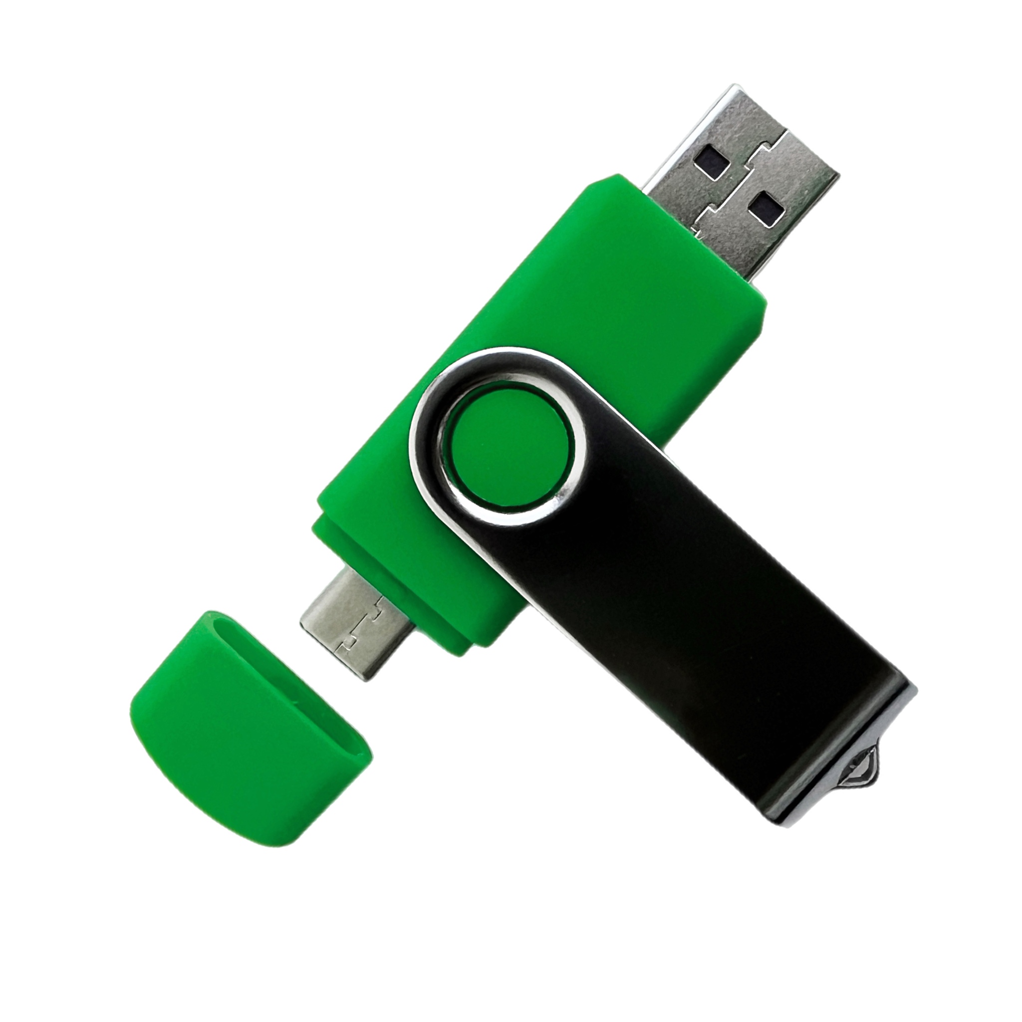 USB-флешка модель 104 OTG Type-C (3.0), объем памяти 16 GB, цвет зеленый