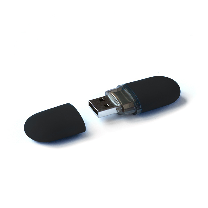 USB-флешка модель 184 Soft Touch, (USB 3.0), объем памяти 128 GB, цвет черный