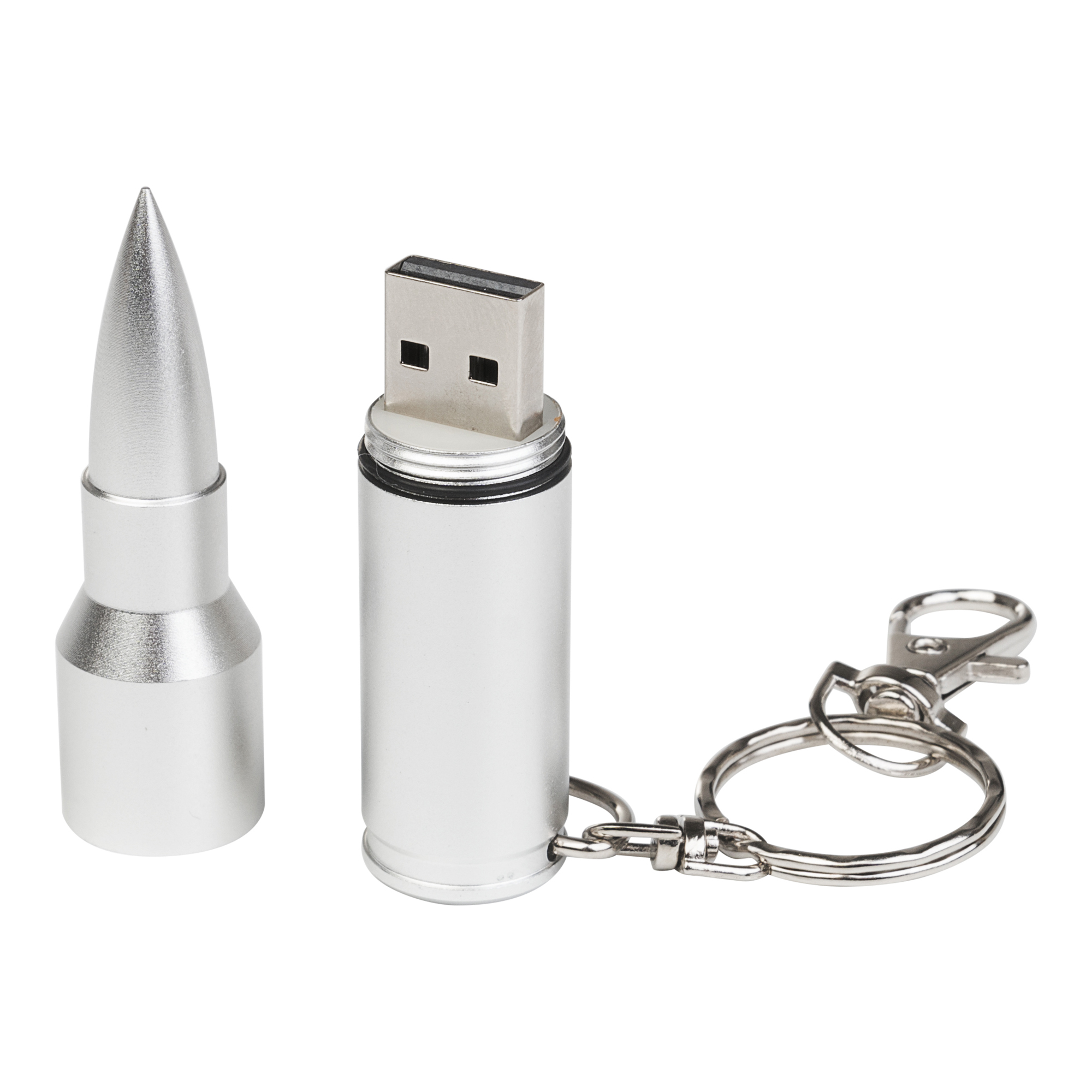 USB-флешка модель 296, (USB 2.0), объем памяти 8 GB, цвет серебро