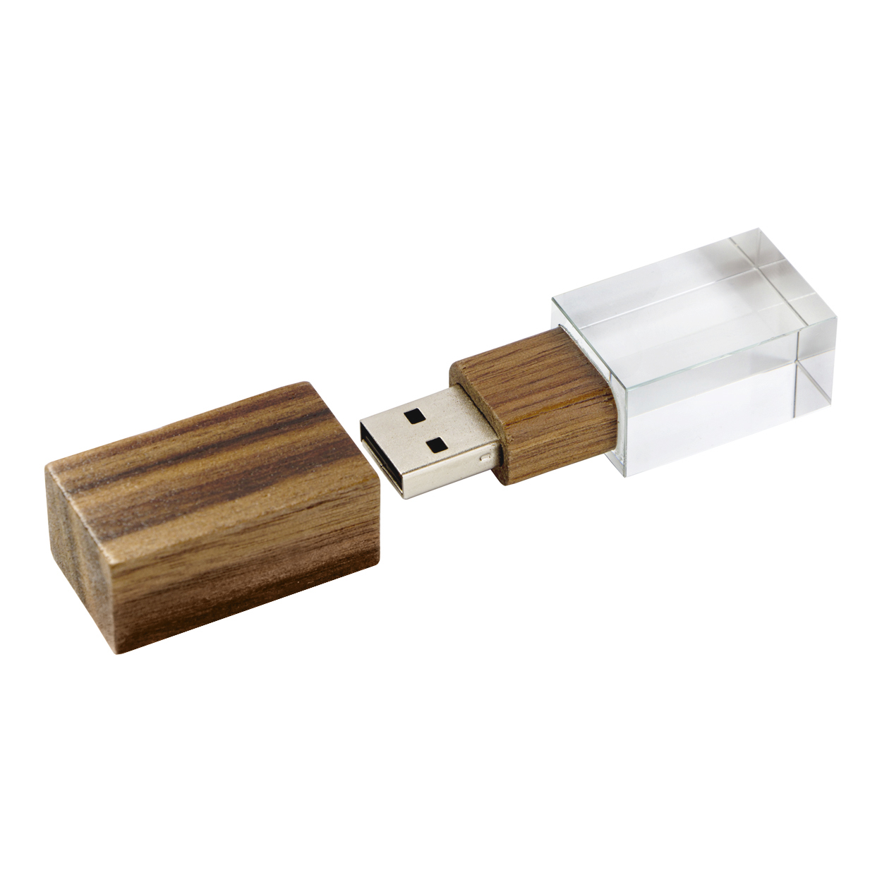 USB-флешка модель 310 Dark Wood, (USB 2.0), объем памяти 32 GB, цвет темное дерево