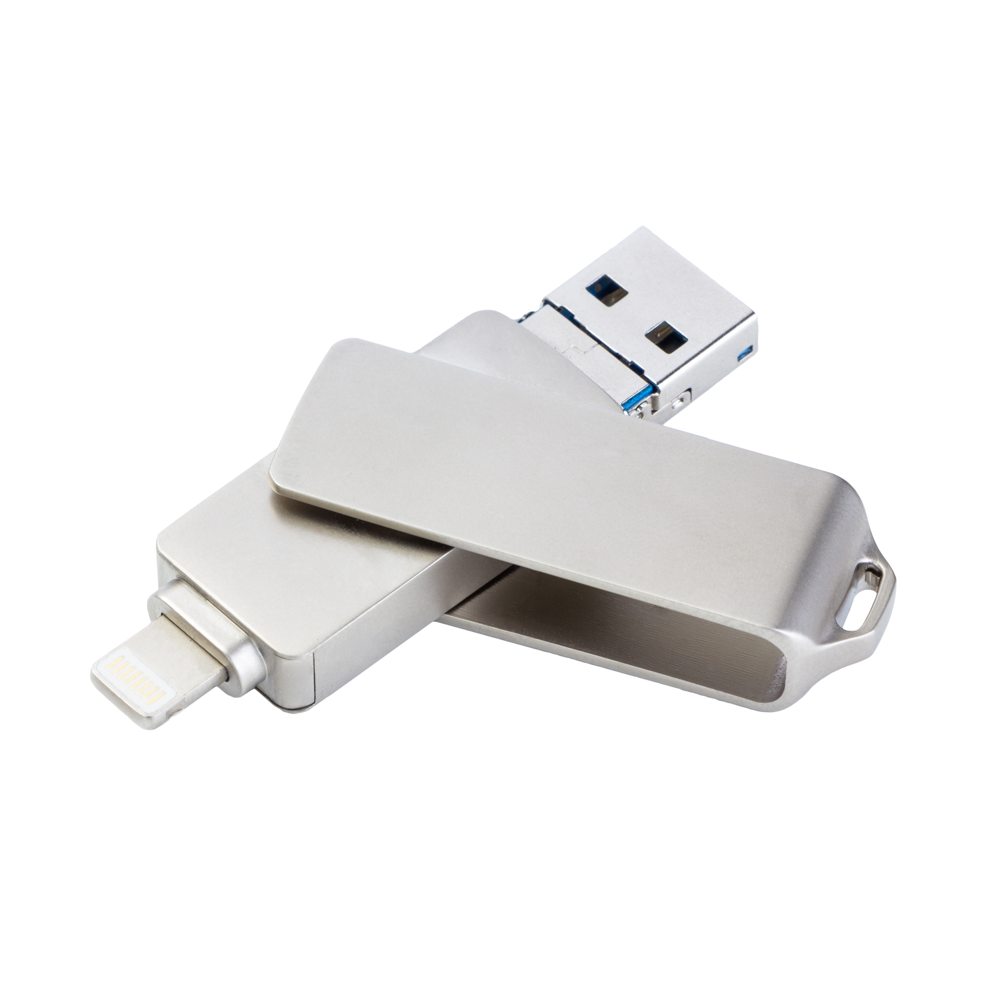  USB-флешка модель 323 S Matt, OTG+Lightning 3in1   