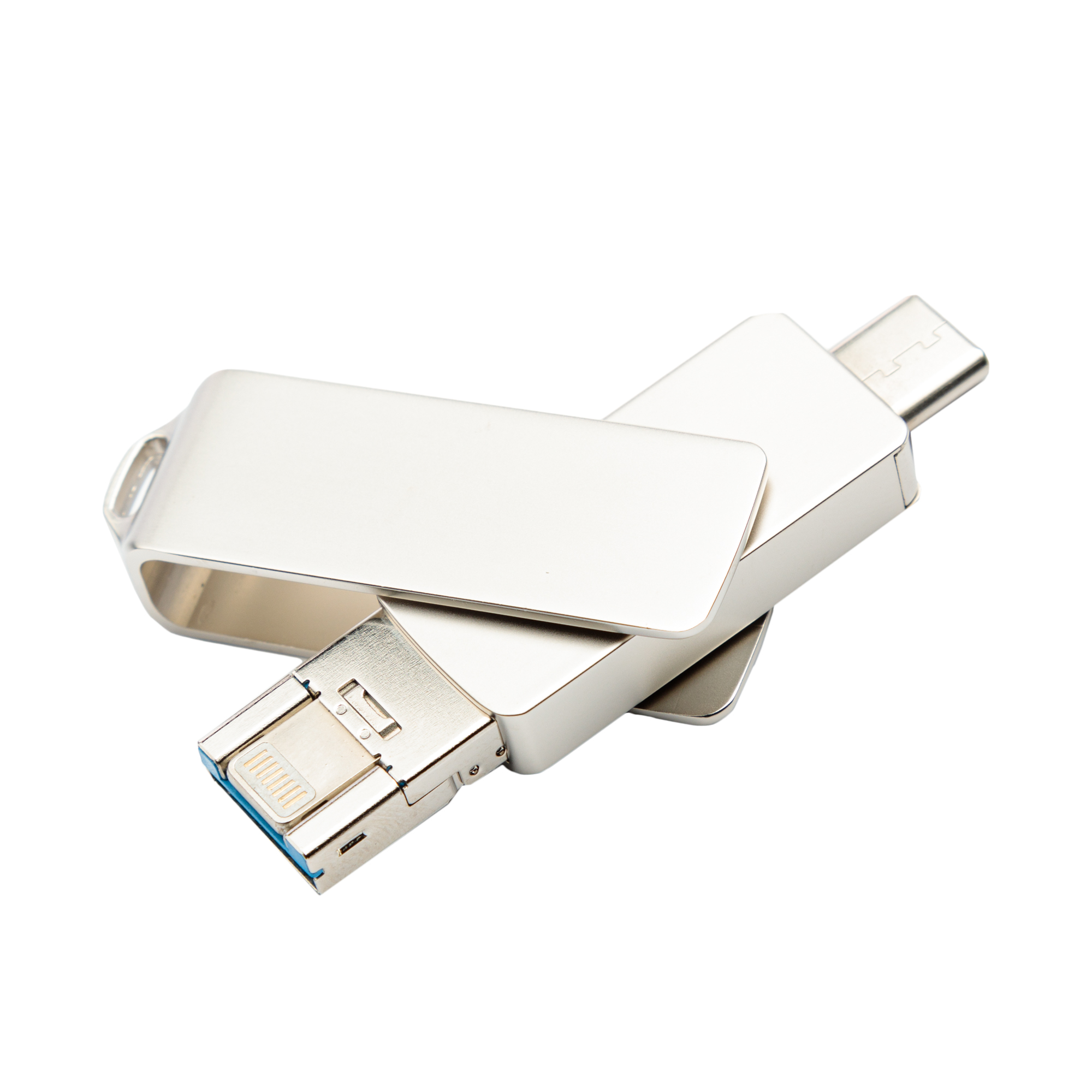  USB-флешка модель 323 OTG+ Micro 3in1, цвет S, объем памяти 32GB