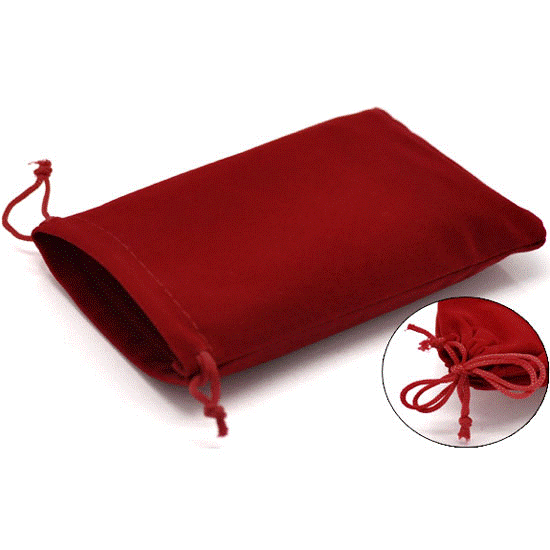 Упаковка №1 Мешочек бархатный красный (10х12см)