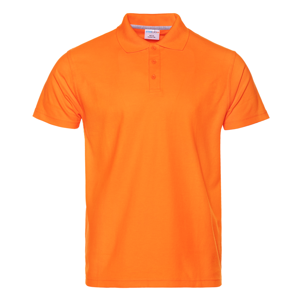 Рубашка поло мужская STAN 185 оранжевая