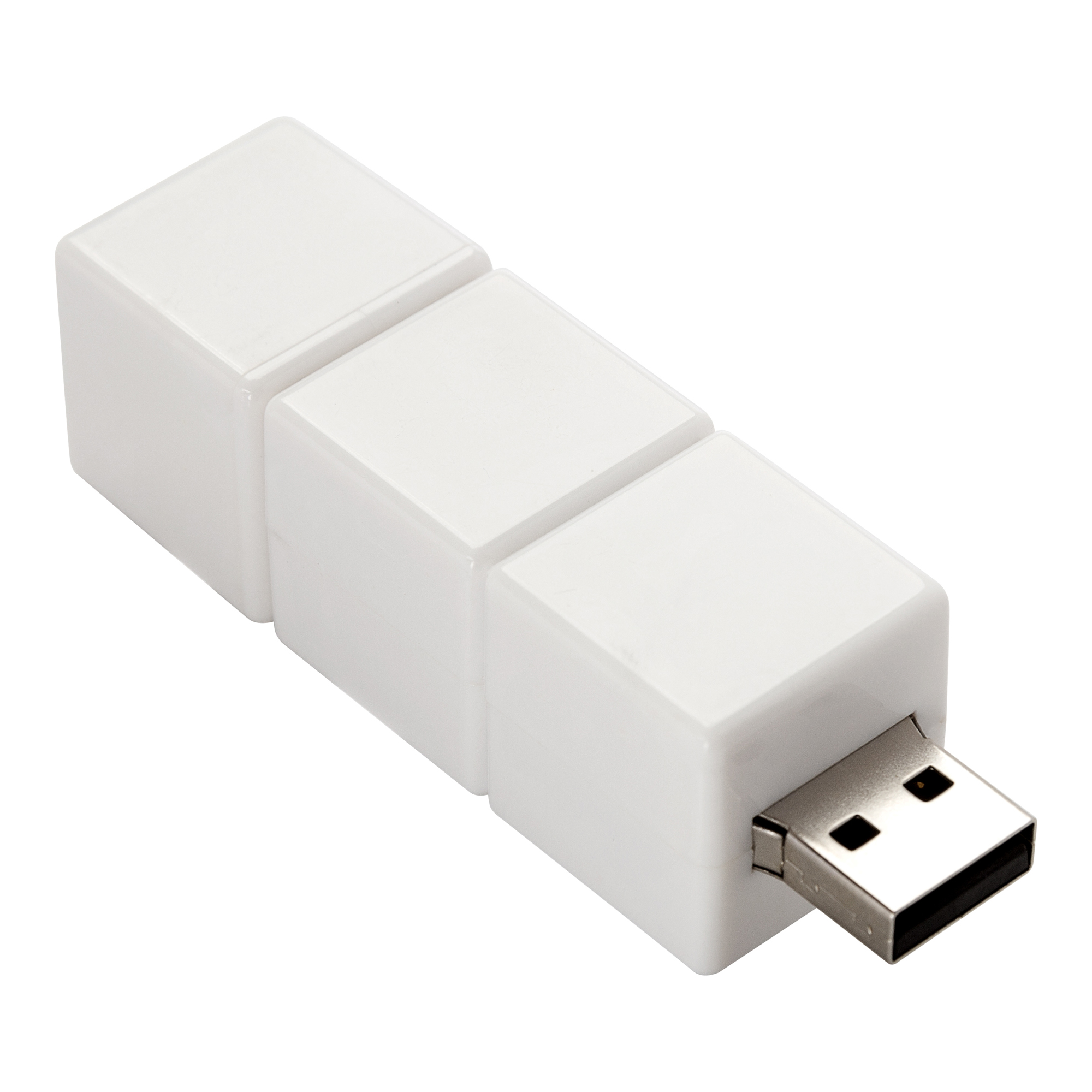 USB-флешка модель 101, объем памяти 512 MB, цвет белый