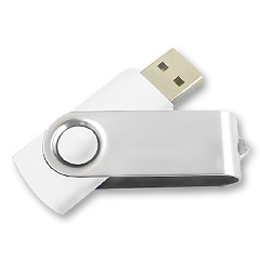USB-флешка модель 104, USB 3.0, объем памяти 32 GB, цвет белый