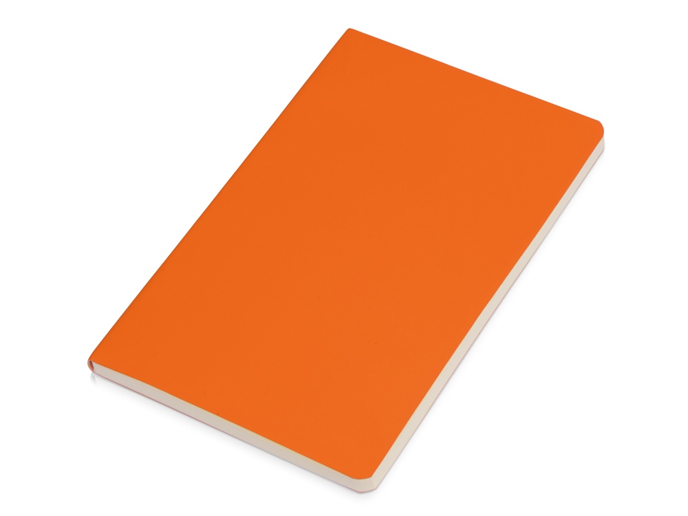 Блокнот А5 «Softy» soft-touch оранжевый