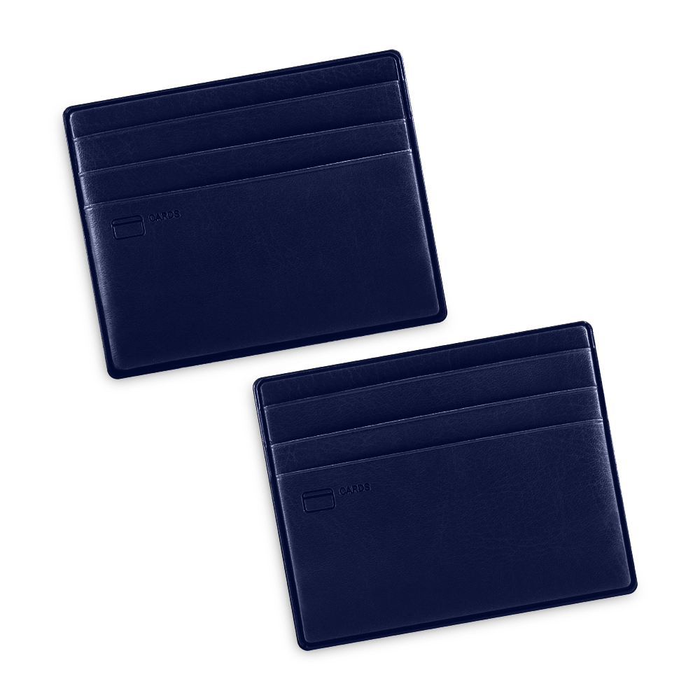Картхолдер для денег и шести пластиковых карт CLASSIC темно-синий